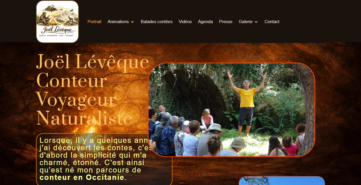 Joël Lévêque, conteur