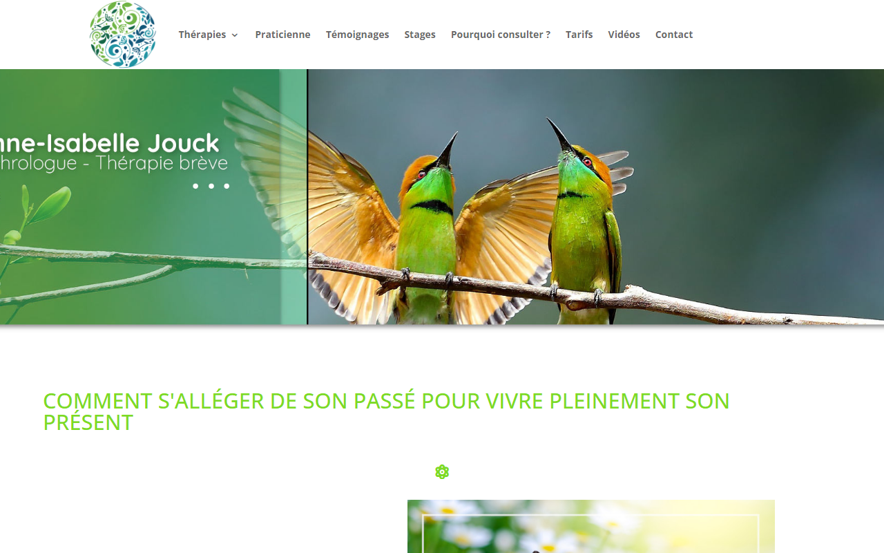Anne-Isabelle Jouck — Sophrologie & Psychothérapie