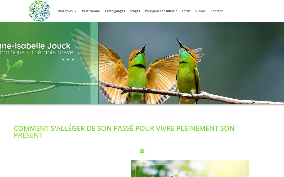 Anne-Isabelle Jouck — Sophrologie & Psychothérapie